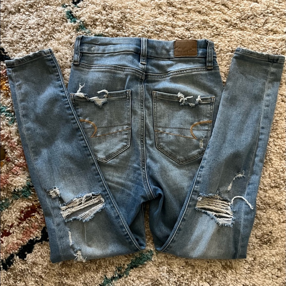 American Eagle highwaisted curvy jeans